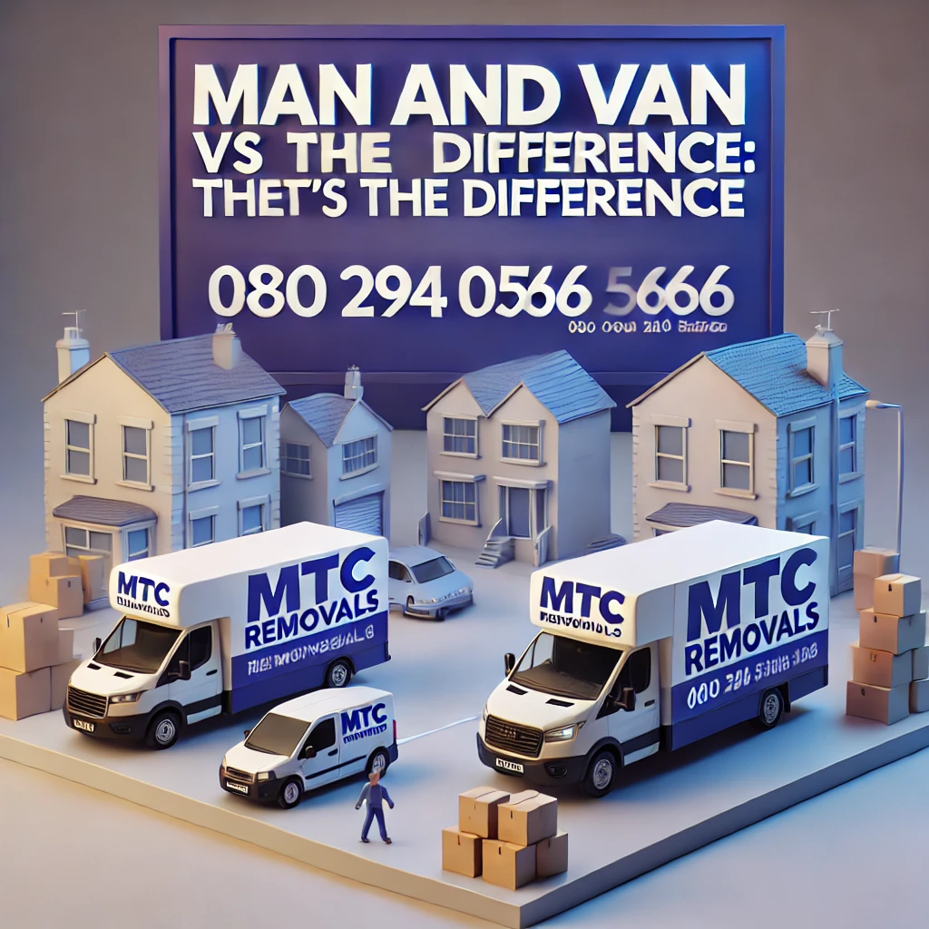 Man and Van vs Removals: What’s the difference?2