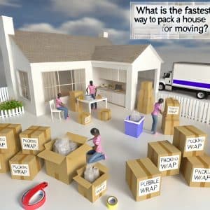 Efficient Strategies: The Fastest Way to Pack a House for Moving